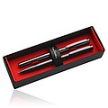 PIERRE CARDIN RENEE SET Set of ballpoint pen and roller, gunmetal