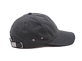 PLAIN linen cap with visor, blue/grey