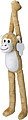 Plush monkey Sophie