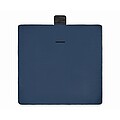 Polar fleece picnic blanket, blue