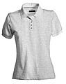 Polo shirt, VENICE LADY MELANGE, melange grey, S