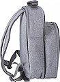 Polycanvas (600D) picnic cooler backpack with aluminium foil lining.