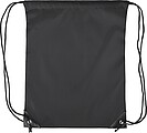 Polyester (210D) drawstring backpack, black