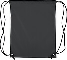 Polyester (210D) drawstring backpack, black