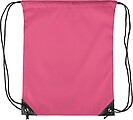 Polyester (210D) drawstring backpack, pink
