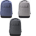 Polyester (600D) anti-theft backpack, with PVC backing.