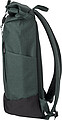 Polyester (600D) rolltop backpack Oberon, green