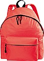 Polyester backpack, red