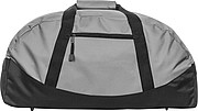 Polyester sports or travel bag, grey