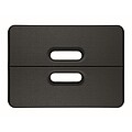 Portable foldable stool, black