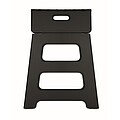 Portable foldable stool, black