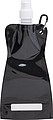 PP foldable bottle (420 ml) with drinking spout and carabiner.