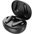 Prixton TWS158 ENC and ANC earbuds, solid black