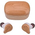 Prixton TWS163 earbuds, wood