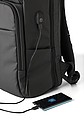 PU (600D) backpack with pockets at the front