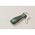 PU loop key ring, dark green
