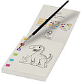 Quell colouring book and water brush pen set