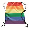 Rainbow RPET drawstring bag