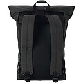 Recanvas 14” GRS recycled rolltop backpack 16L, black