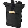 Recanvas 14” GRS recycled rolltop backpack 16L, black