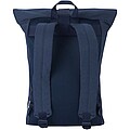 Recanvas 14” GRS recycled rolltop backpack 16L, navy