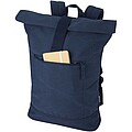 Recanvas 14” GRS recycled rolltop backpack 16L, navy