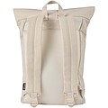 Recanvas 14” GRS recycled rolltop backpack 16L, sandstone
