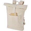 Recanvas 14” GRS recycled rolltop backpack 16L, sandstone