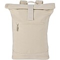 Recanvas 14” GRS recycled rolltop backpack 16L, sandstone