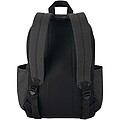 Recanvas 15.6” GRS recycled city backpack 16L, black