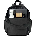 Recanvas 15.6” GRS recycled city backpack 16L, black