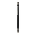 Recycled aluminium ballpen Emmett, black