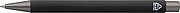 Recycled aluminium ballpen Emmett, black