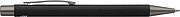 Recycled aluminium ballpen Emmett, black