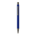 Recycled aluminium ballpen Emmett, blue