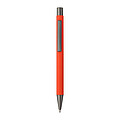 Recycled aluminium ballpen Emmett, orange
