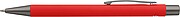 Recycled aluminium ballpen Emmett, red