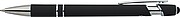 Recycled aluminium ballpen Primo, black