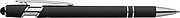 Recycled aluminium ballpen Primo, black