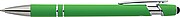Recycled aluminium ballpen Primo, lime