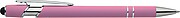 Recycled aluminium ballpen Primo, pink