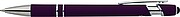 Recycled aluminium ballpen Primo, purple