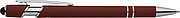 Recycled aluminium ballpen Primo, red