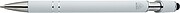 Recycled aluminium ballpen Primo, white