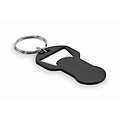 Recycled aluminium bottle opener k, black