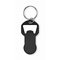 Recycled aluminium bottle opener k, black