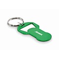 Recycled aluminium bottle opener k, green