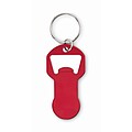 Recycled aluminium bottle opener k, red