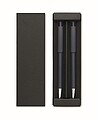 Recycled aluminium pen set, french navy