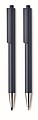 Recycled aluminium pen set, french navy